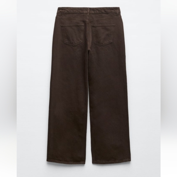 Zara TRF WIDE LEG JEANS - Picture 4 of 11